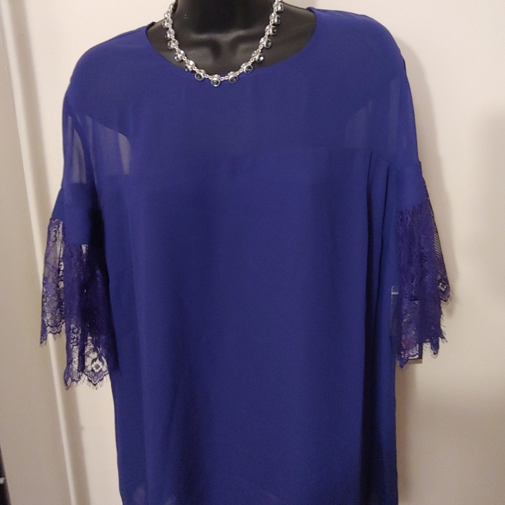Blue blouse XXLT